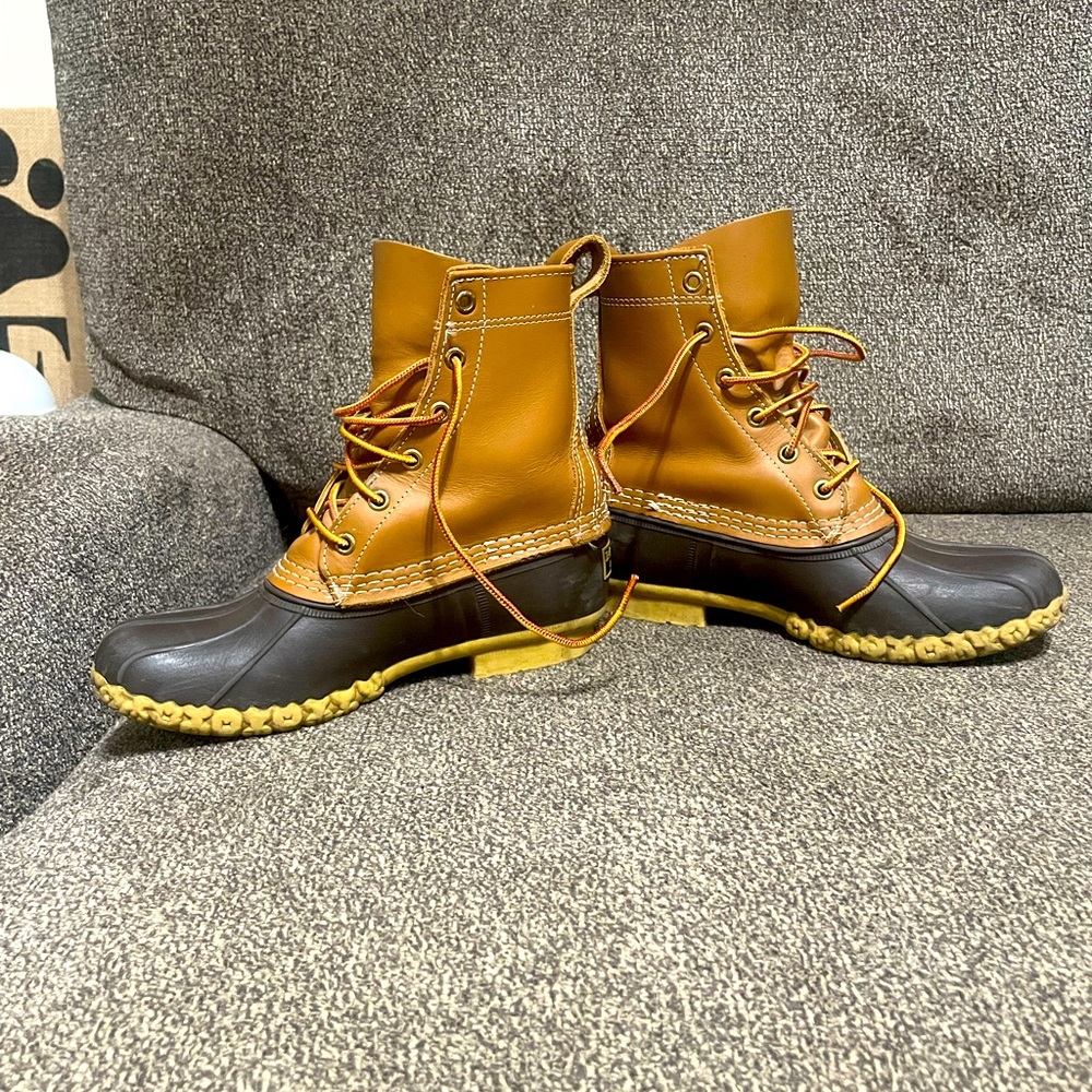 LL Bean boots size 7 with wool inserts